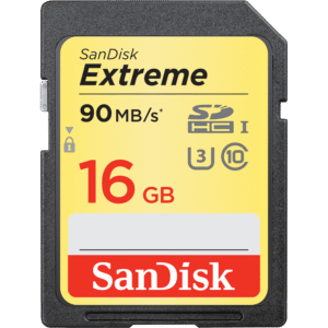 Sandisk Extreme SDHC 16GB UHS-I 90 MB/S