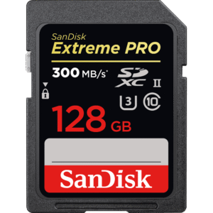 SanDisk Extreme Pro SDHC-SDXC UHS-II - 128GB 300 MB/s - Originale