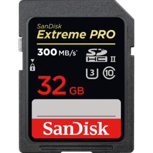 SanDisk Extreme Pro SDHC-SDXC UHS-II - 32GB 300 MB/s - Originale