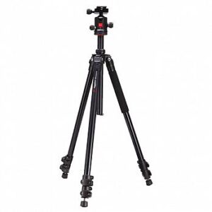 KINGJOY FA-287 + QE-1 - Treppiede Con Testa a sfera - Alt. Max 175.7cm - Carico Max 18kg