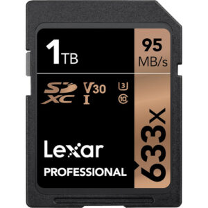 LEXAR Professional 633x SDHC/SDXC UHS-I - 1TB 95MB/s