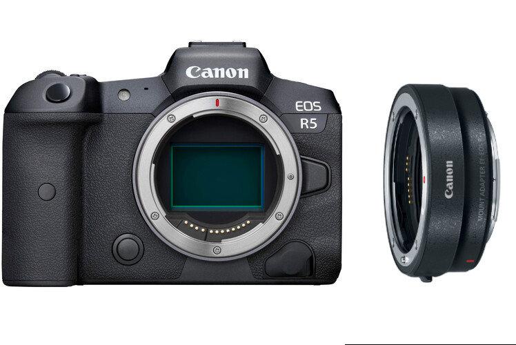 CANON EOS R5 + ADATTATORE EF-EOS R - Garanzia In Italia