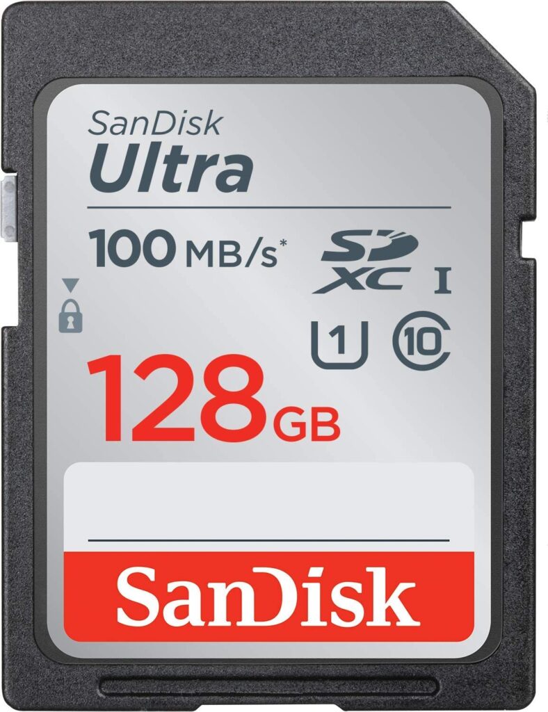 SanDisk Ultra 128GB UHS-I 100 MB/sec SDHC