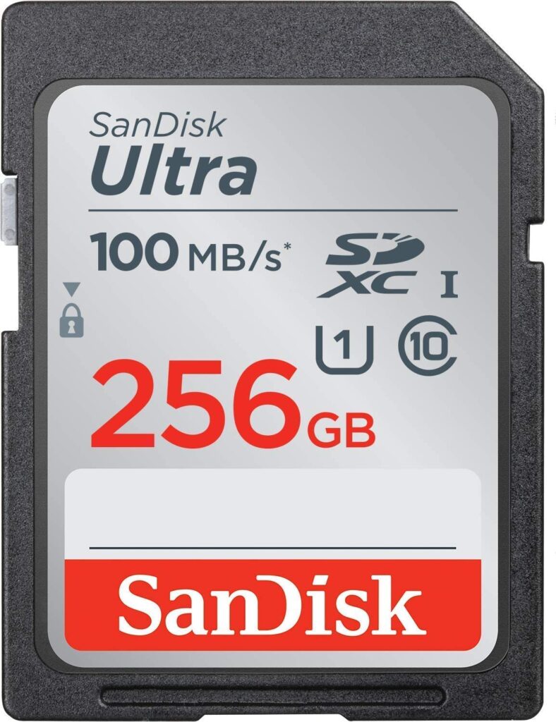 SanDisk Ultra 256GB UHS-I 100 MB/sec SDHC