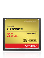 SANDISK COMPACT FLASH EXTREME 32GB 120 MB/S
