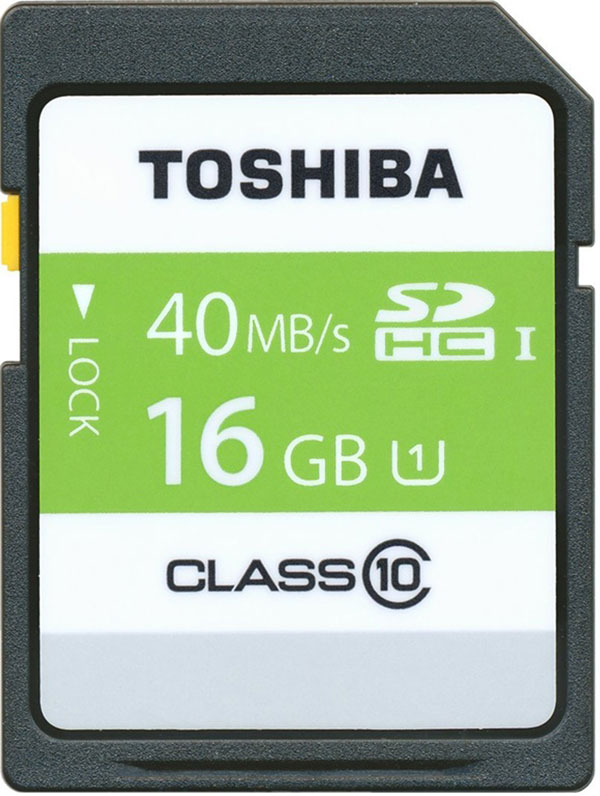 TOSHIBA SDHC 16GB HS Professional - UHS CLASSE 10