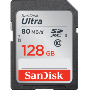 Sandisk Ultra SDXC 128GB UHS-I 80 MB/S