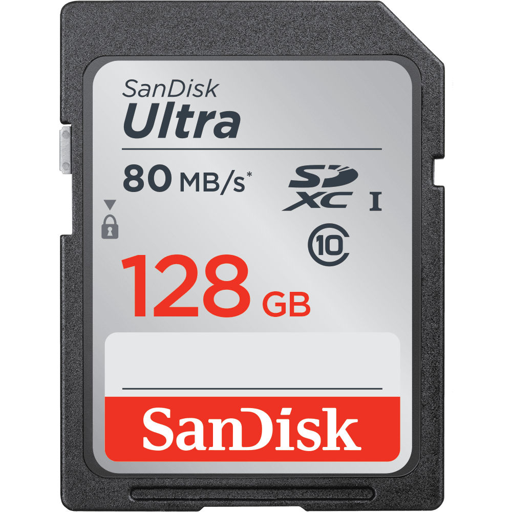 Sandisk Ultra SDXC 128GB UHS-I 80 MB/S